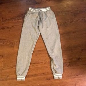Gray joggers